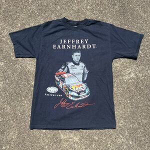 Men’s Signed Jeffrey Earnhardt Racing T-shirt Size Medium